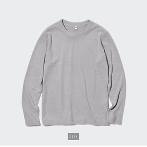 Uniqlo Fleece Crew Neck Long Sleeve Heattech